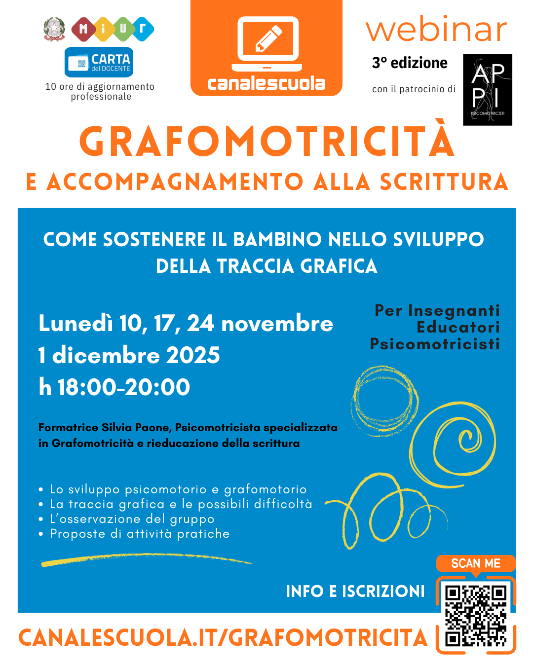 Grafomotricità e accompagnamento alla scrittura | Novembre 2025